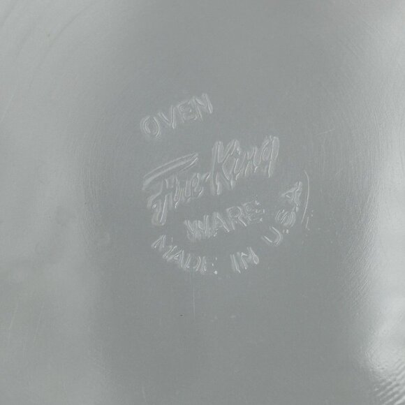 Set of 3 VTG 50s Fire King Pink‎ Swirl 9” Dinner Plates Ovenware Anchor Hocking - Picture 9 of 10